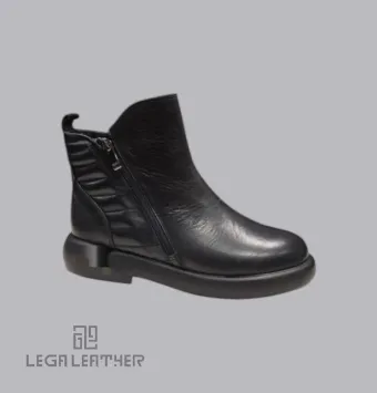 نیم بوت بغل پلیسه طرح Prada